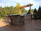 Outdoor Grilling and Bar Area